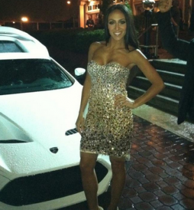 Melissa Gorga Sequin Jeweled Gold and Silver Dress