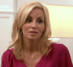 Camille Grammer Pink Blouse