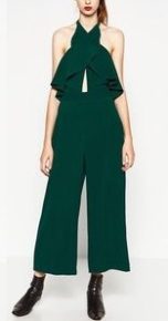 Stassi Schroeder S Cutout Ruffle Jumpsuit Big Blonde Hair