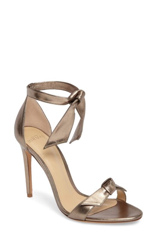 Tinsley Mortimer S Gold Tie Sandals Big Blonde Hair