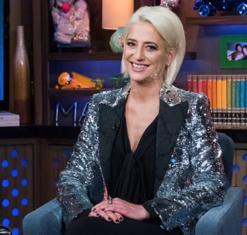 Dorinda Medley S Sequin Blazer On Wwhl Big Blonde Hair