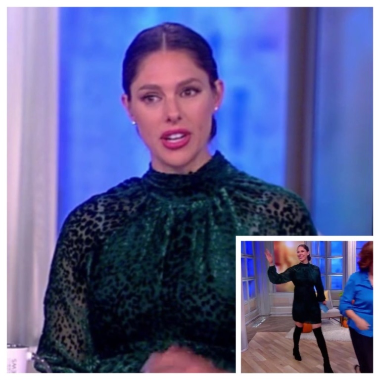 Abby Huntsman S Green Dress Big Blonde Hair