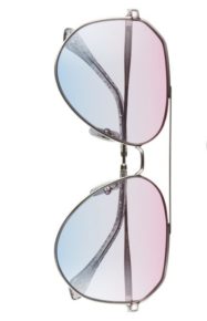 Kyle Richards Pink And Purple Aviator Sunglasses Big Blonde Hair