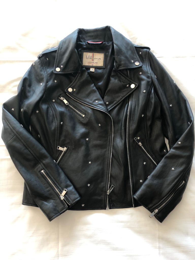 Gina Kirschenheiter S Black Leather Jacket Big Blonde Hair