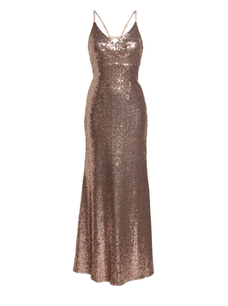 Hannah Godwin S Gold Sequin Dress Big Blonde Hair