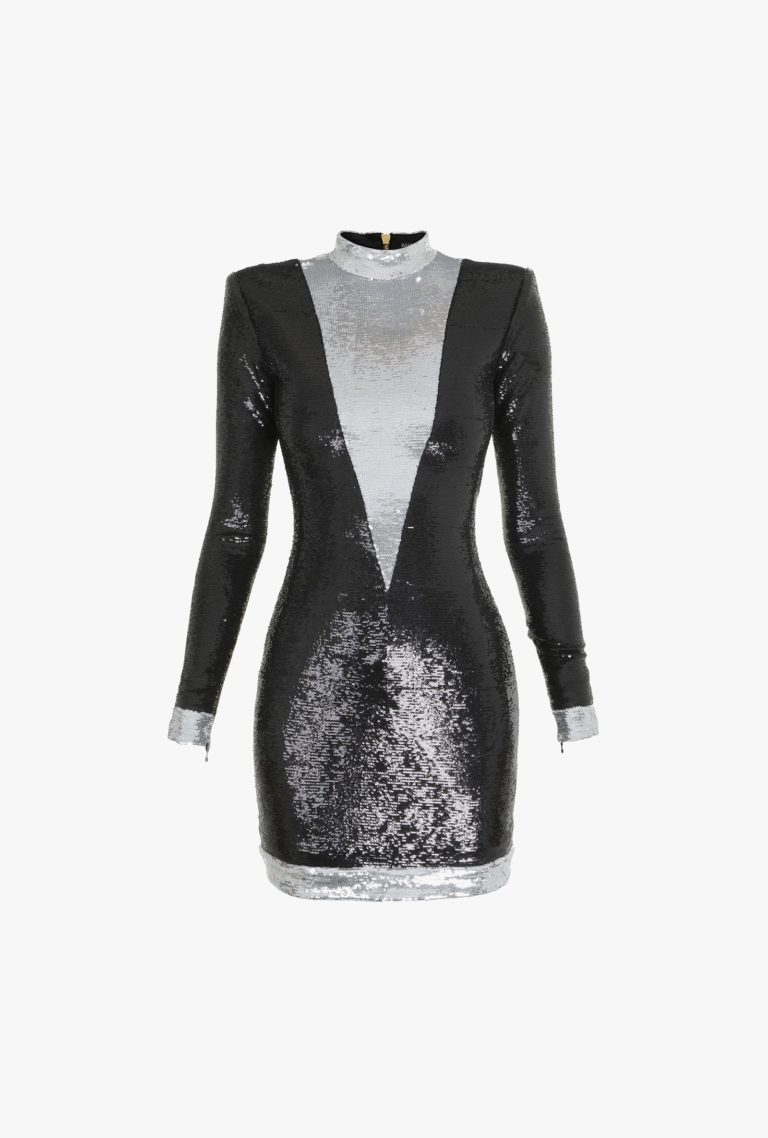 Dorit Kemsley S Black And Silver Sequin Dress Big Blonde Hair