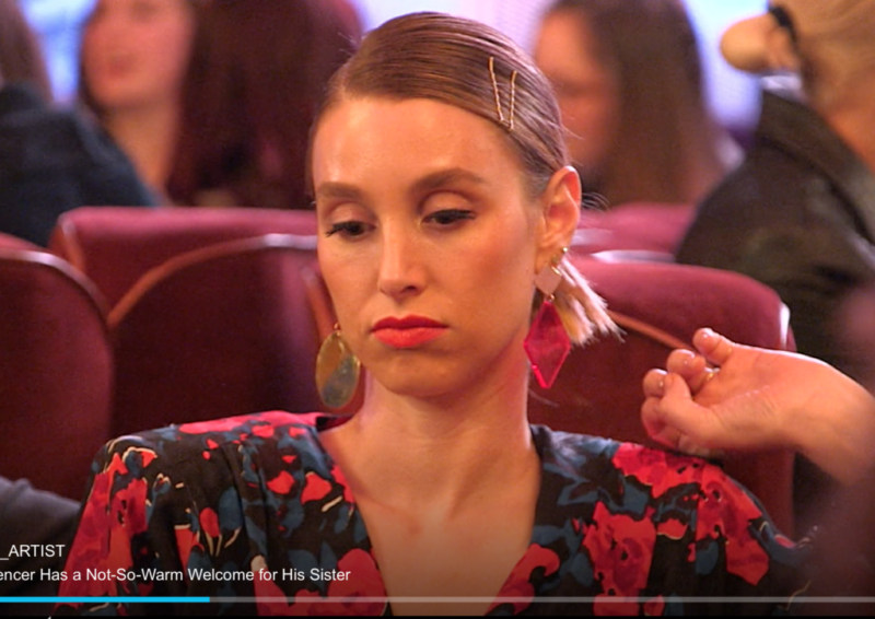 Whitney Port S Floral Dress Big Blonde Hair