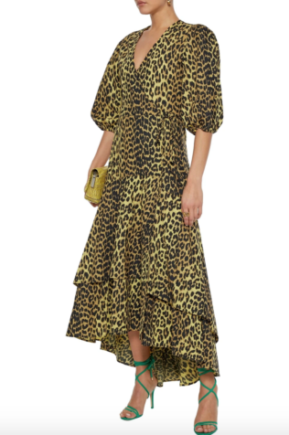 Margaret Josephs Yellow Leopard Dress Big Blonde Hair