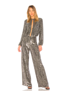 Kyle Richards Sequin Jumpsuit Big Blonde Hair