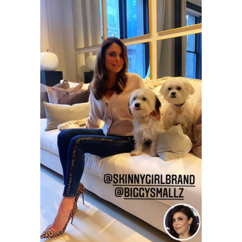 Bethenny Frankels Leopard Striped Jeans And Cardigan Big Blonde Hair