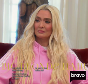 Erika Jayne Girardis Pink Sweatsuit Big Blonde Hair