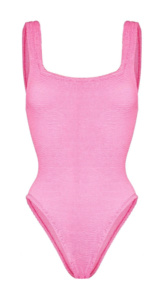 Kyle Richards Pink Swimsuit Big Blonde Hair