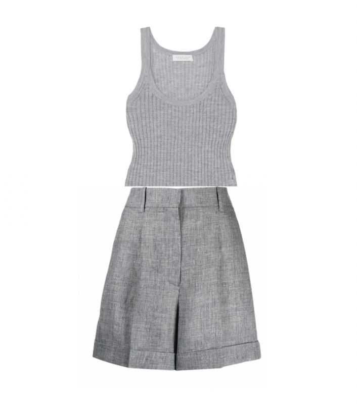 Tracy Tutor S Grey Outfit