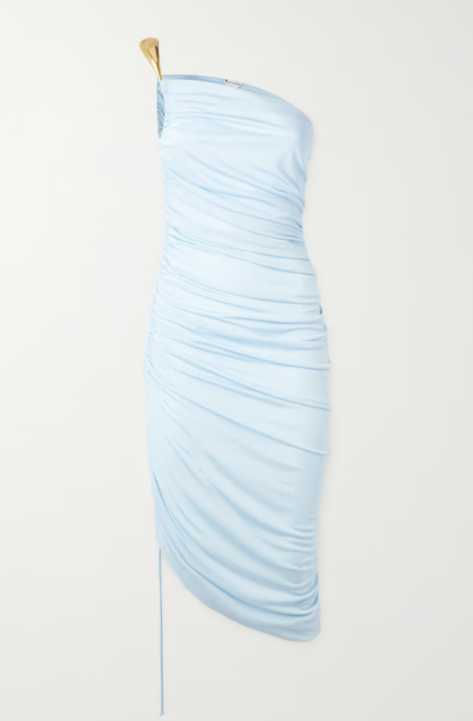 Heather Gay S Light Blue One Shoulder Confessional Look