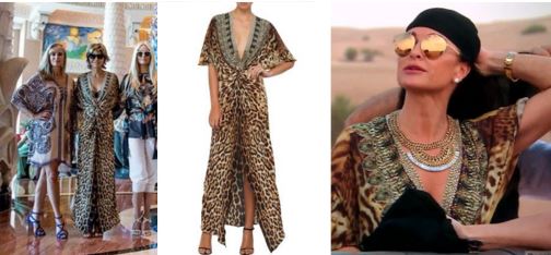 Kyle richards 2025 kaftan dress