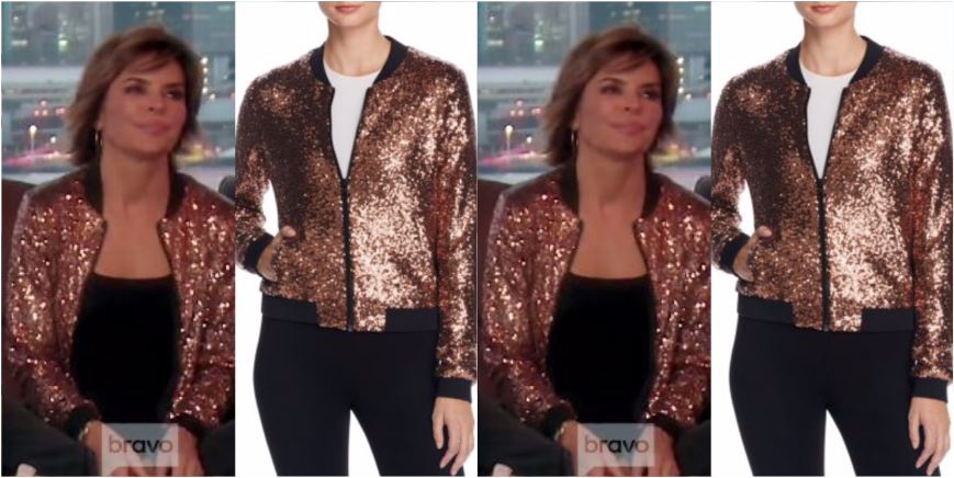 Gold Sequin Bomber Jacket | SLS Wares XL