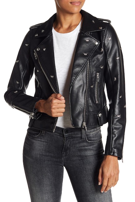 Gina Krischenheiter's Black Leather Jacket
