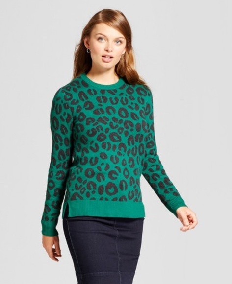 Kathryn Dennis’ Green Leopard Sweater | Big Blonde Hair