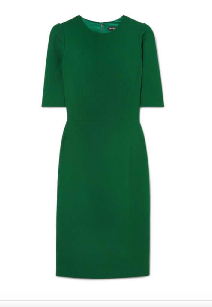 Kelly Ripa's Green Fitted Dress Live with Kelly and Ryan
