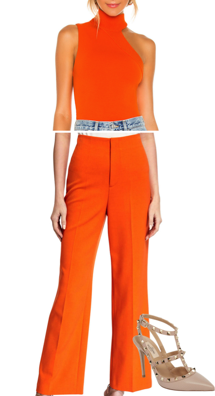 Jackie Goldschneider’s Orange Outfit | Big Blonde Hair
