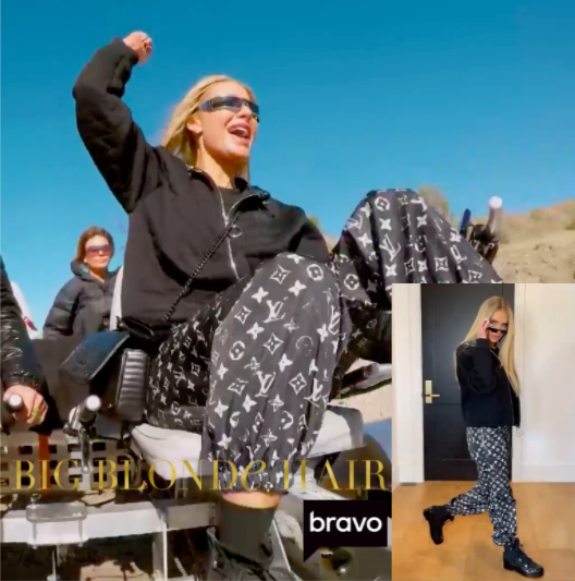 Louis Vuitton Coated Canvas worn by Dorit Kemsley as seen in The Real  Housewives of Beverly Hills (S12E14)