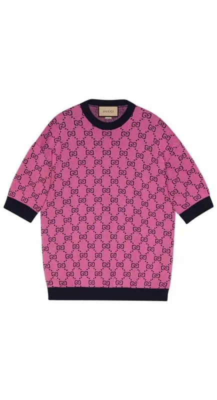 Garcelle Beauvais’ Pink GG Logo Sweater | Big Blonde Hair