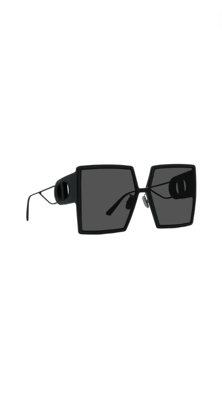 Mia Thornton's Black Square Sunglasses