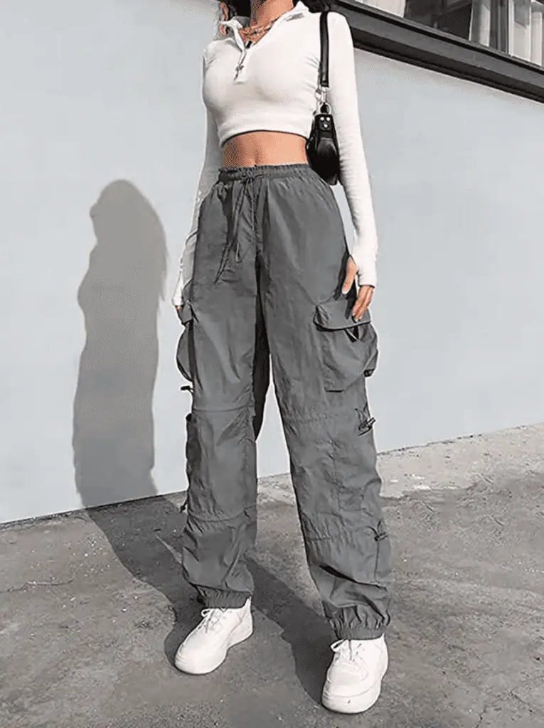 Planet Fashion Y2K Grey Cargo Pants Outfits Hip Hop Style With Multi Pocket  Design For Women And Men Loose Fit Gothic Streetwear T230817 From  Louis_vi_store, $6 | DHgate.Com