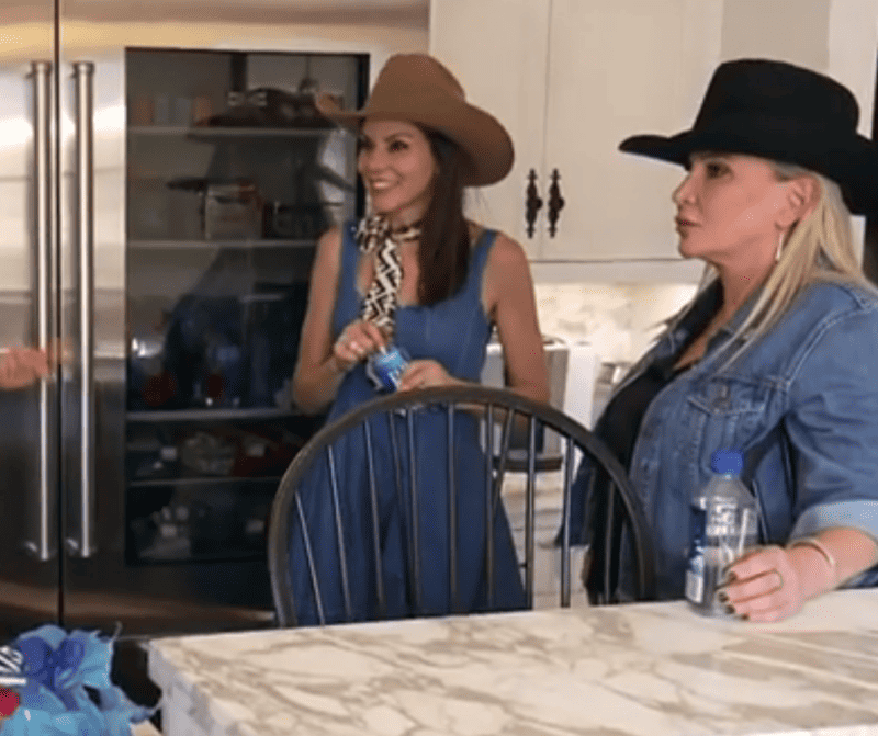 Heather Dubrow's Denim Mini Dress