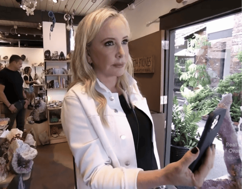 Shannon Beador's White Denim Jacket