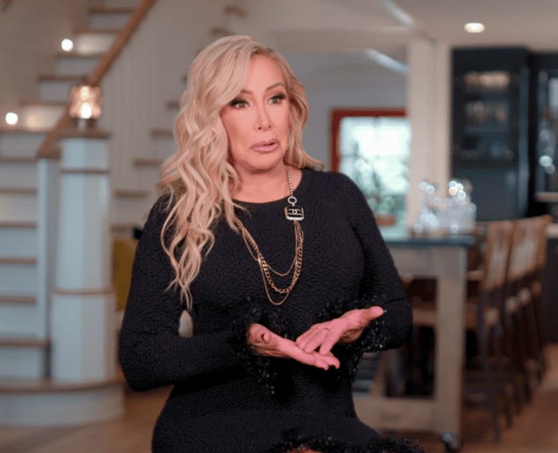 Shannon Beador's Black Fringe Trim Confessional Dress