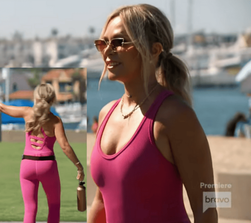 Tamra Judge's Pink Workout Onsie 