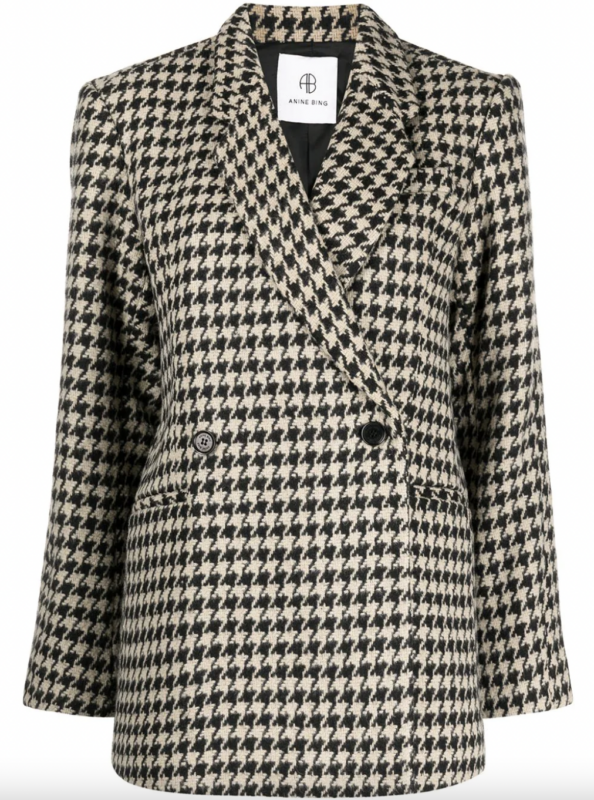 Brynn Whitfield's Houndstooth Blazer