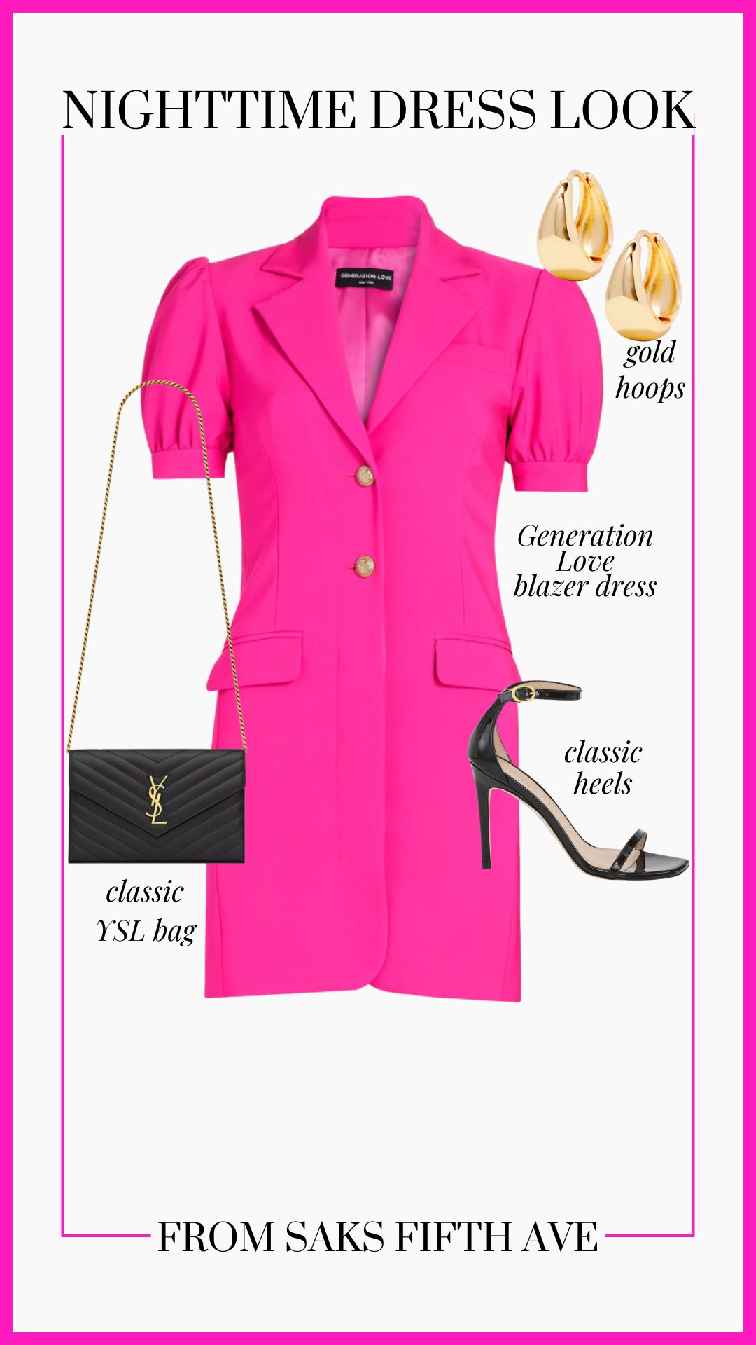 Generation Love Pink Blazer Dress