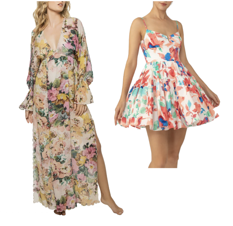 Katie Maloney and Ariana Madix Floral Madix Floral Dresses