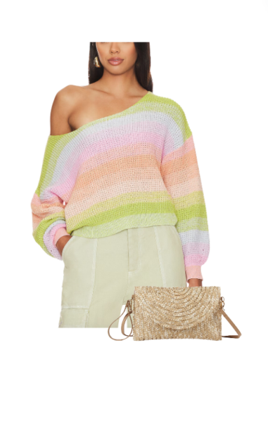 Rachel Fuda's Multicolor Striped Sweater
