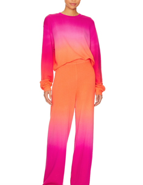 Rachel Fuda's Pink Ombre Sweatsuit