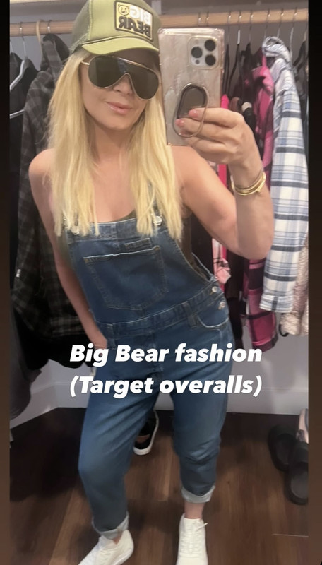 Tamra Judge's Denim Overalls