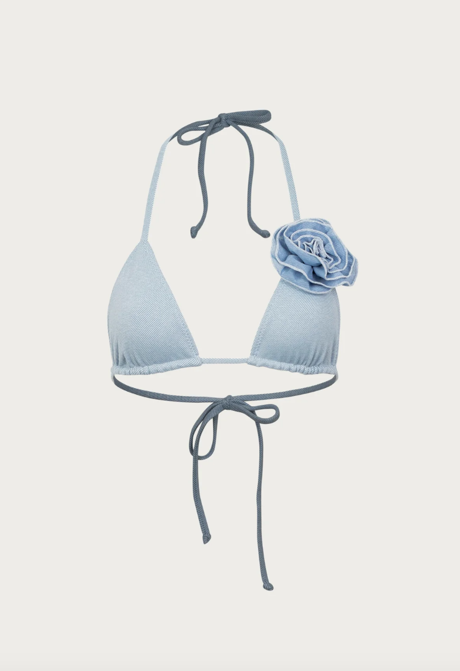 Amanda Batula's Blue Flower Bikini Top