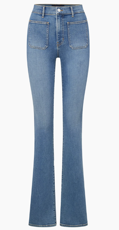 Lesa Milan's Blue Bootcut Jeans