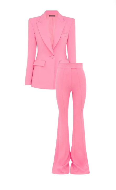 Heather Altman's Pink Pant Suit